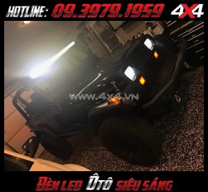 Bức ảnh: Xe bán tải và xe hơi gắn đèn led bar để trang trí cho xe thêm đẹp mắt